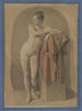 Frau nackt stehend - Friedrich Wilhelm Schadow — Ansicht des Kunstwerks