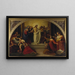 Die Parabel der klugen und törichten Jungfrauen - Friedrich Wilhelm Schadow — gerahmtes Bild an der Wand