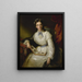 Baronne Wilhelmine von Mylius - Friedrich von Amerling — gerahmtes Bild an der Wand