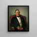 L Industriellen Johann Nepomuk Reithoffer - Friedrich von Amerling — gerahmtes Bild an der Wand