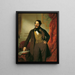 L'industriel Maximilian Todesco - Friedrich von Amerling — gerahmtes Bild an der Wand