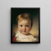 Der Baron Alexandre Vesque von Pöttlingen Kind - Friedrich von Amerling — gerahmtes Bild an der Wand
