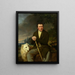 Friedrich Ludwig Müller, Händler und Gründer des Düsseldorfer Hospizes - Friedrich von Amerling — gerahmtes Bild an der Wand
