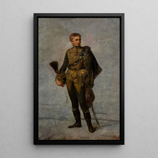 Friedrich von Amerling - Kaiser Franz Joseph I als Jngling in Husarenuniform.webp