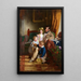 Rudolf von Arthaber und seine Kinder Rudolf, Emilie und Gustav - Friedrich von Amerling — gerahmtes Bild an der Wand