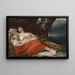 Fischerin schlafend - Friedrich von Amerling — gerahmtes Bild an der Wand
