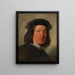 Valentin Ritter von Mack, Herr des Herrenhauses von Mauer - Friedrich von Amerling — gerahmtes Bild an der Wand