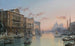 Winteransicht des Großen Kanals, Venedig, vom Palazzo Cavalli-Franchetti zur Santa Maria della Salute - Friedrich von Nerly — Ansicht des Kunstwerks