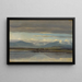 Ansicht von Seeshaupt am Starnberger See - Friedrich von Nerly — gerahmtes Bild an der Wand