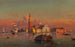Insel und Kirche San Giorgio Maggiore Venedig - Friedrich von Nerly — Ansicht des Kunstwerks