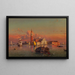 Insel und Kirche San Giorgio Maggiore Venedig - Friedrich von Nerly — gerahmtes Bild an der Wand