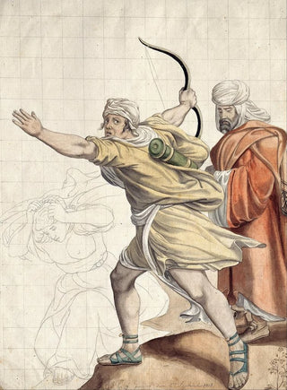 Friedrich von Olivier - Fleeing Archers.webp