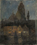 Abend in Dieppe - Frits Thaulow — Ansicht des Kunstwerks