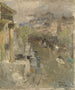 Ansicht von Paris in der Nähe der Kirche La Madeleine - Frits Thaulow — Ansicht des Kunstwerks