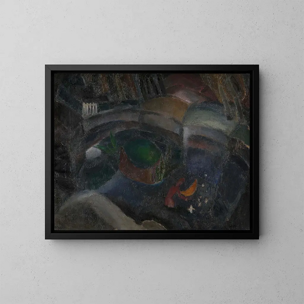 Pêcher des étoiles - Frits van den Berghe — gerahmtes Bild an der Wand