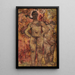 Les Filles du feu - Frits van den Berghe — gerahmtes Bild an der Wand