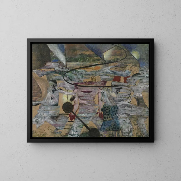 Der Monster - Frits van den Berghe — gerahmtes Bild an der Wand