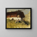 Berghof - Fritz Freund — gerahmtes Bild an der Wand
