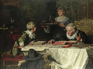 Der durstige Stütze - Fritz Freund — Ansicht des Kunstwerks