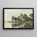 Troncs d'arbres au bord de l'eau Jacksonville 29 novembre 1904 - Fritz Hauck — gerahmtes Bild an der Wand
