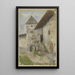 Tour d'une muraille de ville - Fritz Hauck — gerahmtes Bild an der Wand
