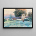 Ein Motiv von Garsten - Fritz Lach — gerahmtes Bild an der Wand