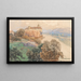Vue du château de Persenbeug - Fritz Lach — gerahmtes Bild an der Wand