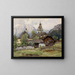 Blick auf Tragss - Fritz Lach — gerahmtes Bild an der Wand