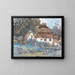 Le Lindenhof à Allerheiligen dans le Mühlkreis - Fritz Lach — gerahmtes Bild an der Wand