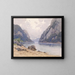 Kazan am Donau - Fritz Lach — gerahmtes Bild an der Wand