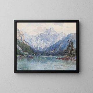 See von Leopoldsteiner - Fritz Lach — gerahmtes Bild an der Wand