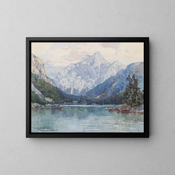 See von Leopoldsteiner - Fritz Lach — gerahmtes Bild an der Wand