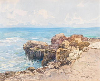 Küstenlandschaft am Meer - Fritz Lach — Ansicht des Kunstwerks