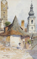 Stein an der Donau in der Wachau - Fritz Lach — Ansicht des Kunstwerks