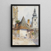 Stein an der Donau in der Wachau - Fritz Lach — gerahmtes Bild an der Wand