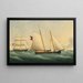 Capture de la Savannah par l'USS Perry - Fritz Müller — gerahmtes Bild an der Wand