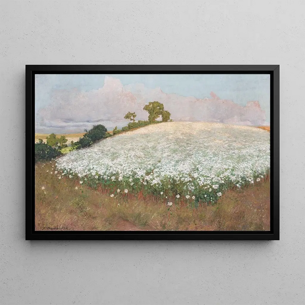 Champ de sarrasin I - Fritz Overbeck — gerahmtes Bild an der Wand