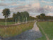 Abend am Moor-Kanal II - Fritz Overbeck — Ansicht des Kunstwerks