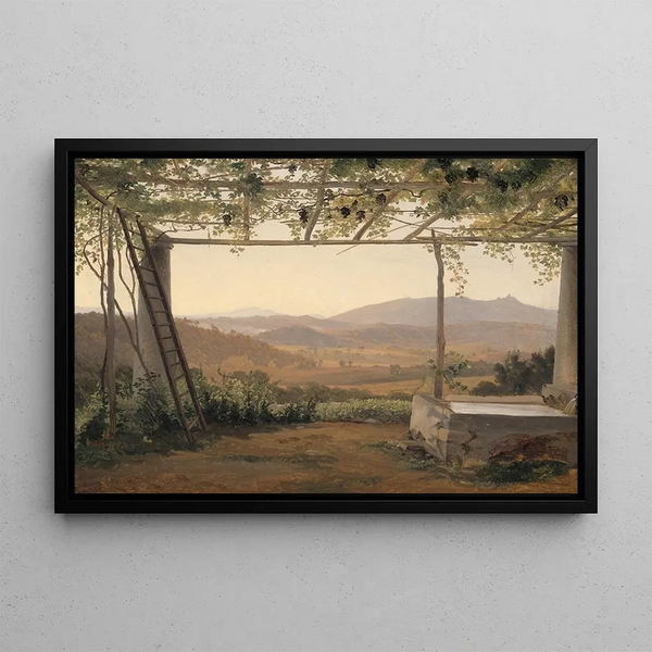 Fritz Petzholdt - Fountain and Pergola in Italy.webp