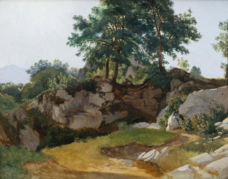 Italienische Berglandschaft Gemälde - Fritz Petzholdt — Ansicht des Kunstwerks