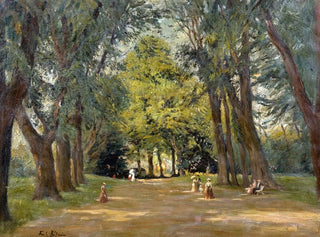 Sommer im Park - Fritz Rhein — Ansicht des Kunstwerks