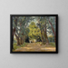 Sommer im Park - Fritz Rhein — gerahmtes Bild an der Wand