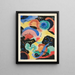 Formulare - Fritz Stuckenberg — gerahmtes Bild an der Wand
