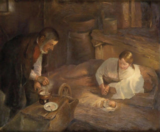 Heilige Nacht - Fritz von Uhde — Ansicht des Kunstwerks