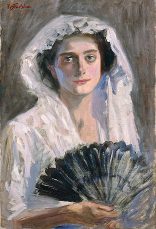 Fujishima Takeji - Black Fan.webp