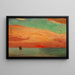 Sonnenaufgang über dem Meer im Osten - Fujishima Takeji — gerahmtes Bild an der Wand