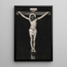 Christus am Kreuz - G. V. Blom — gerahmtes Bild an der Wand