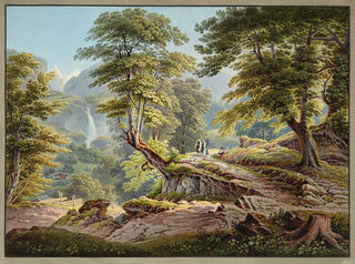 Descente du Hasliberg à Meiringen - Gabriel Lory le Jeune — Ansicht des Kunstwerks