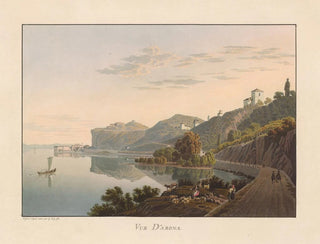 Vue d'Arona - Gabriel Lory le Jeune — Ansicht des Kunstwerks