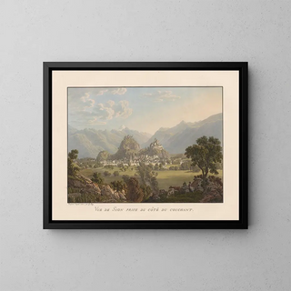 Gabriel Lory the Younger - Vue de Sion prise du Ct du Couchant.webp